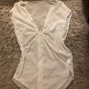 Sheer bathing suit cover up